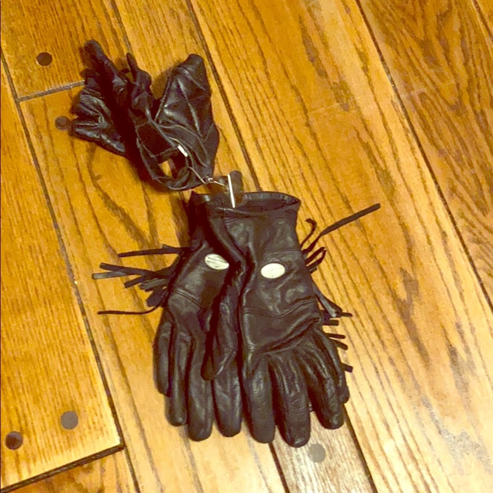 Harley Davidson black gloves
